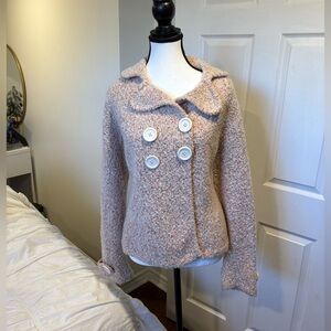 Deanne & White Vintage Style Wool Mohair Blend Knit Jacket